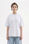 Kadın Basic Oversize Pamuklu Süprem T-Shirt Karmelanj