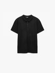 Pamuklu Pike Kumaş Kısa Kollu Polo Yaka Baskılı Slim Fit Tişört