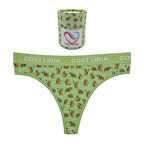 Tortoise Desenli Kadın String Külot