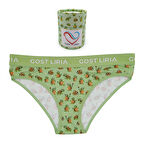  Tortoise Desenli Kadın Slip Külot