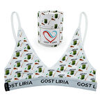 - Macha Desenli Kadın Bralet