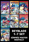 Beyblade 1-7 Poster Hediyeli Set
