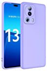 Xiaomi Mi 13 Lite Kılıf Lansman Tasarım İç Yüzeyi Kadife Silikon