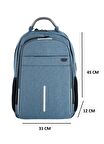  ÇÇS Mavi Laptop Bölmeli Sırt Çantası-51433