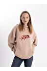 Unisex Cactus jk utopia Kapşonlu Sweatshirt