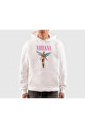 Unisex Oversize Nirvana Kapüşonlu Sweatshirt
