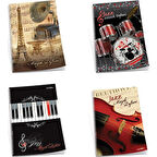 Çınar Jazz 30 Yaprak A4 Spiralli Müzik Defteri - 2 adet