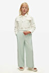 Nk Kız Çocuk Pensli Pantolon 8-14Yaş Mint