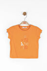 Nk Kız Çocuk Shapes Tshırt 4-8Yaş Turuncu
