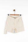 Nk Kız Çocuk Pebble Şort 8-14 Yaş Krem