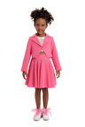 Pamina Kız Çocuk Blazer Etekli Takım 3-7 Yaş Pembe