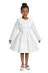 Pamina Kız Çocuk Bolero Elbise 3-7 Yaş Ekru