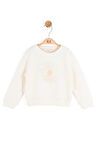 Nk Kız Bebek Kite Sweatshirt 1-4 Yaş Krem