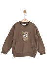 Nk Erkek Bebek Wild Sweatshirt 1-4 Yaş Haki