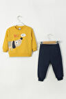 Dmb Erkek Bebek EşofmanTakım 1-4 Yaş Sarı
