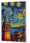 Van Gogh 5 - Galata Çizgili Yan Boyamalı Defter