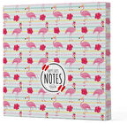 Flamingo 2 - Çizgisiz Yan Boyamalı Defter