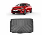 Rizline Kia Rio HB 2021 Sonrası Yeni  Rizline Kia Logolu Araçlar İçin 3D Bagaj Havuzu Siyah