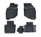 Rizline Honda Jazz 2002-2008  3D Havuzlu Paspas Siyah