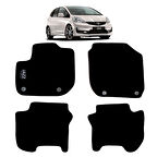 Rizline Honda Jazz 2015-2019 Halı Paspas Siyah