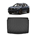 Rizline Cupra Formentor 2020 Sonrası Alt Konum  3D Bagaj Havuzu Siyah