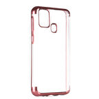 Galaxy M31 Kılıf İnce Köşeleri Renkli Şeffaf Silikon