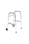 Medikalcim Tekerli Yürüteç Hasta Yürüteci Walker Alüminyum Baston