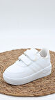 Unisex Air Taban Rahat Nefes Alır Beyaz Çocuk Spor Ayakkabı Çocuk Sneaker Ayakkabı                
