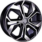 BK-5168 7*17 5*114.3 ET45 66.1 BLACK MAC XL
