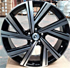 BK-5805 7.5*17 5*112 ET45 57.1 BLACK MACHINED XL