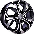 BK-5168 6.5*16 5*114.3 ET45 66.1 BLACK MAC XL