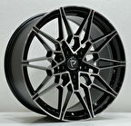 BKY-1027 9*19 5*112 ET37 66.56 BLACK MACHINED XL