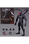 Venom 2 Action Figure Ortak Hareketli Değişim Yüz Heykeli Figür 18 Cm ( Özel Seri  )