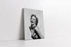 Marilyn Monroe Siyah Beyaz Kanvas Tablo