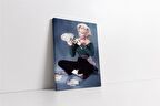 Renkli Marilyn Monroe Kanvas Tablo