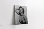 Marliyn Monroe Siyah Beyaz Kanvas Tablo