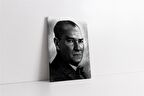 Atatürk Siyah Beyaz Kanvas Tablo