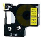 Dymo 40918 Sarı Üzerine Siyah 9mm Muadil Etiket