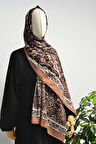 Etnik Desenli Pamuklu Şal – 70x190 cm