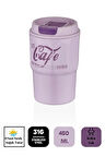 450ml Taşıma Askılı Paslanmaz Çelik Termos Bardak /Kahve Bardak Mug