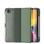 iPad Pro 12.9 2022 M2 Kılıf Deri Görünümlü Şık Tasarım Tablet Kılıfı