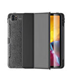 iPad Pro 12.9 2022 M2 Kılıf Deri Görünümlü Şık Tasarım Tablet Kılıfı