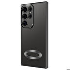 Galaxy S24 Ultra Kılıf Kamera Korumalı Logo Gösteren Omega Kılıf