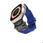 Watch 44mm KRD-108 Metal Başlıklı Silikon Kordon