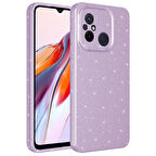 Xiaomi Redmi 12C Kılıf Kamera Korumalı Simli Lüks Koton Kılıf