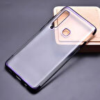 Galaxy A9 2018 Kılıf Dört Köşeli Lazer Silikon Kılıf