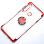 Galaxy A9 2018 Kılıf Gess Kenarları Renkli Yüzük Aparatlı Kılıf