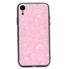 iPhone XR Kılıf Mermer Desenli Marbel Cam Silikon Kılıf