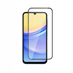Galaxy A15 Kenarları Kırılmaya Dayanıklı Cam Ekran Koruyucu