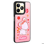 REALME C53 4G Kılıf Parlayan Kabartmalı İkonik Figürlü Amas Silikon Kılıf